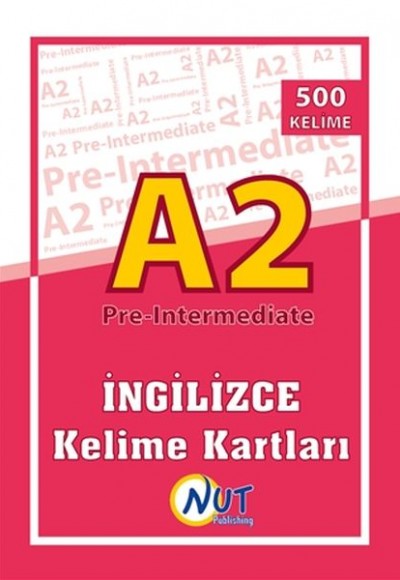 A2 Pre-Intermediate İngilizce Kelime Kartları