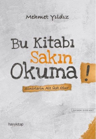 Bu Kitabı Sakın Okuma! - Sinirlerin Alt Üst Olur