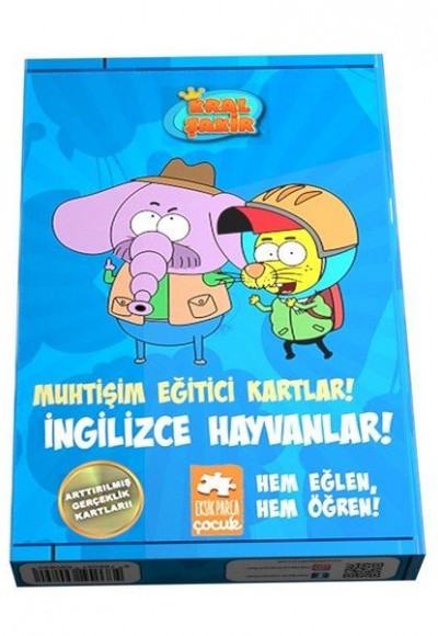 Muhtişim Eğitici Kartlar! - İngilizce Hayvanlar!