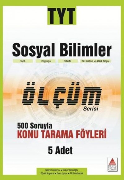 Delta TYT Sosyal Bilimler Konu Tarama Fasikülleri Ölçüm Serisi (Yeni)