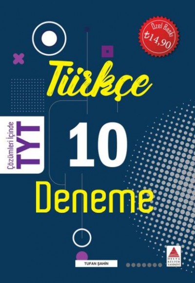 Delta Kültür TYT Türkçe 10 Deneme (Yeni)