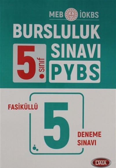 Data 5. Sınıf PYBS Bursluluk Sınavı Fasiküllü 5 Deneme Sınavı