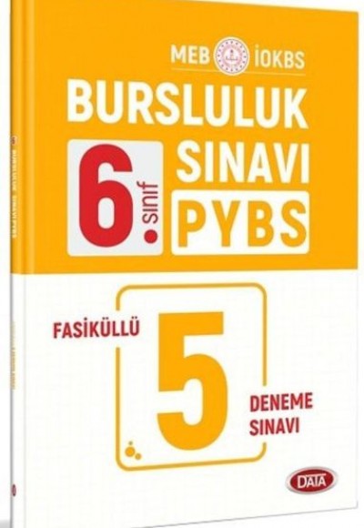 Data 6. Sınıf PYBS Bursluluk Sınavı Fasiküllü 5 Deneme Sınavı