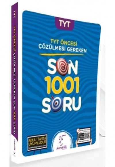 Karekök TYT Öncesi Çözülmesi Gereken Son 1001 Soru (Yeni)