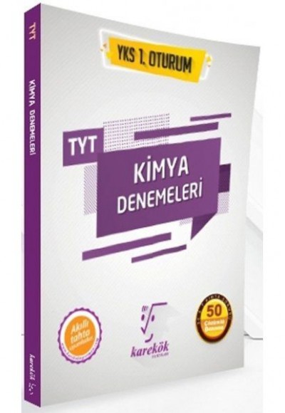 Karekök TYT Kimya Denemeleri - 50 Çözümlü Deneme (Yeni)