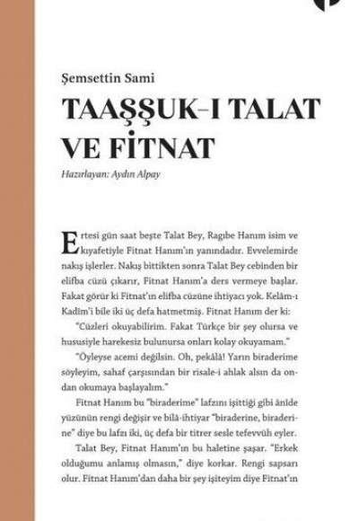 Taaşşuk-ı Talat ve Fitnat