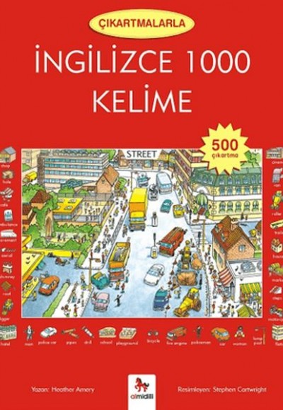 Çıkartmalarla İngilizce 1000 Kelime (500 Çıkartma)