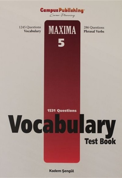 Vocabulary Test Book - Maxima 5