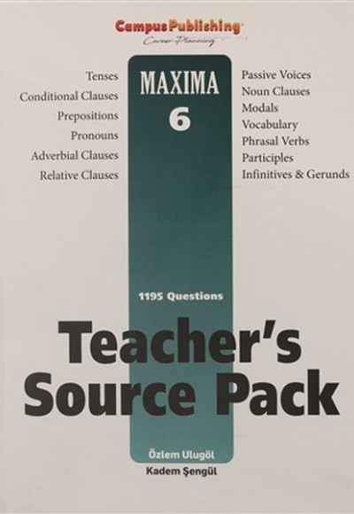 Teacher's Source Pack - Maxima 6