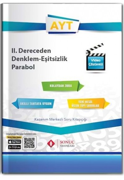 Sonuç AYT II. Dereceden Denklem-Eşitsizlik Parabol 2019-2020 (Yeni)