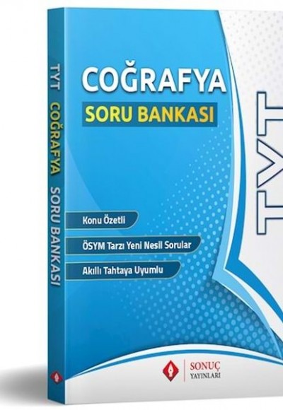 Sonuç TYT Coğrafya Soru Bankası Kazanım Merkezli Soru Kitapıçğı (Yeni)