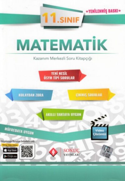 Sonuç 11. Sınıf Matematik Set Kazanım Merkezli Soru Kitapçığı (Yeni)