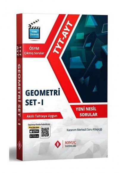 Sonuç TYT-AYT Geometri Set I Kazanım Merkezli Soru Kitapçığı (Yeni)