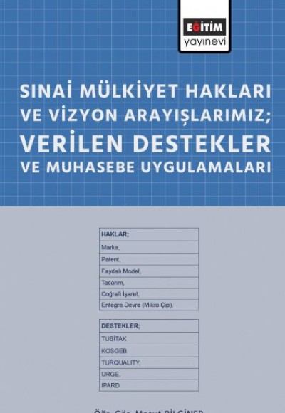 Sınai Mülkiyet Hakları ve Vizyon Arayışlarımız; Verilen Destekler ve Muhasebe Uygulamaları