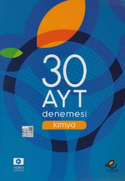 Endemik Yayınları AYT Kimya 30 Denemesi (Yeni)