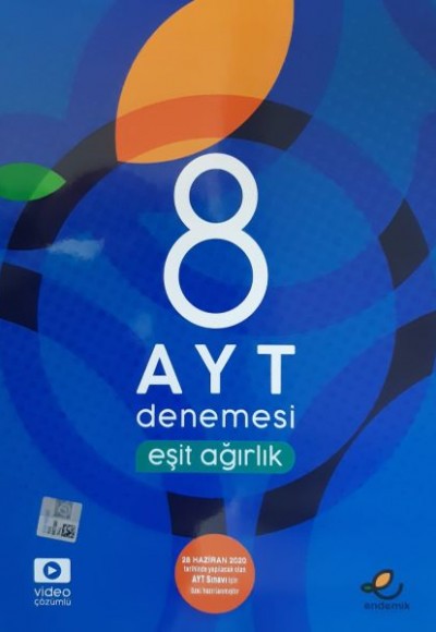 Endemik AYT Eşit Ağırlık 8 Denemesi (Yeni)