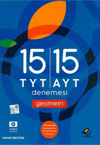 Endemik TYT AYT Geometri 15 Deneme