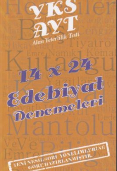 Pelikan YKS AYT 14x24 Edebiyat Denemeleri