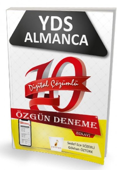 Pelikan  YDS Almanca Dijital Çözümlü Çek Kopart 10 Özgün Deneme Sınavı