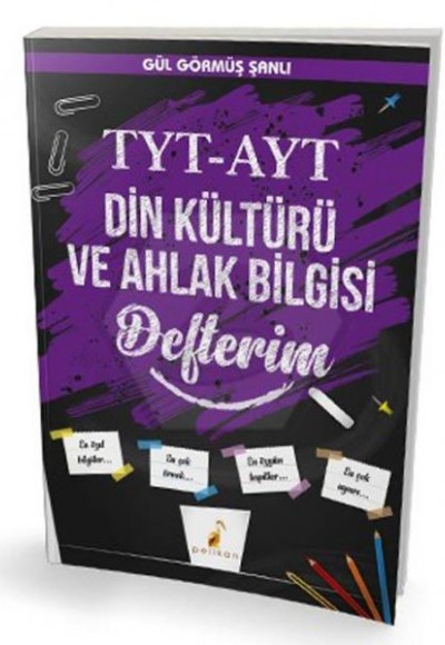 Pelikan TYT AYT Din Kültürü ve Ahlak Bilgisi Defterim