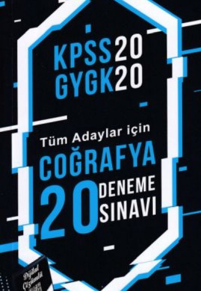 Pelikan KPSS 2020 GYGK - Tüm Adaylar İçin Coğrafya 20 Deneme Sınavı (Yeni)