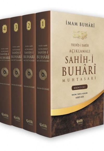 Tecrid-i Sarih Açıklamalı Sahih-i Buhari Muhtasarı - 4 Cilt Takım