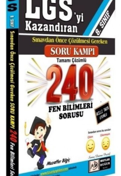 Mutlak Değer LGS Öncesi Çözülmesi Gereken 240 Fen Bilimleri Soru Kampı (Yeni)