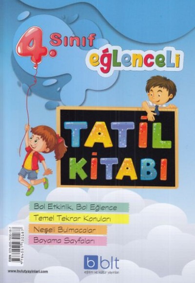 Bulut 4 Sınıf Eğlenceli Tatil Kitabı (Yeni)