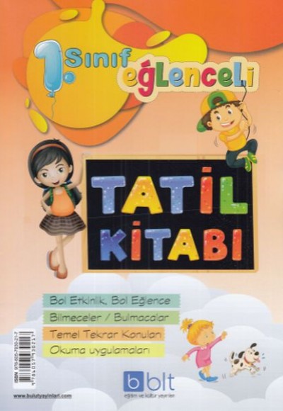 Bulut 1 Sınıf Eğlenceli Tatil Kitabı (Yeni)