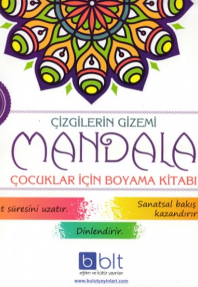 Çizgilerin Gizemi Mandala Çocuklar İçin Boyama Kitabı