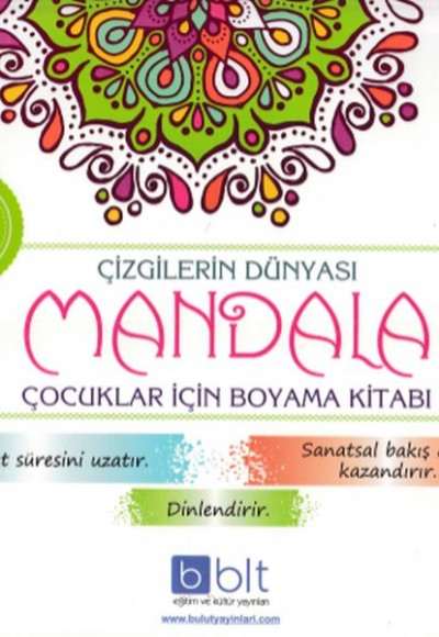 Çizgilerin Dünyası Mandala Çocuklar İçin Boyama Kitabı