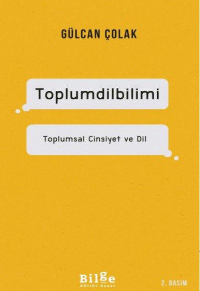 Toplumdilbilimi - Toplumsal Cinsiyet ve Dil