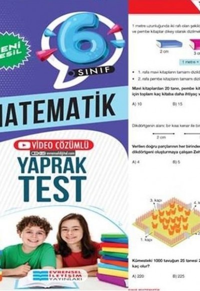 Evrensel İletişim 6. Sınıf Matematik Yeni Nesil Video Çözümlü Yaprak Test