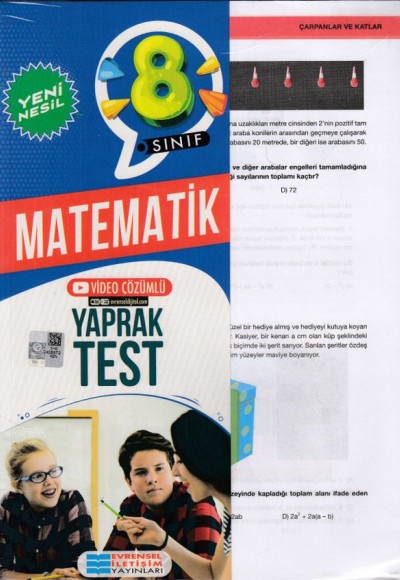 Evrensel İletişim 8. Sınıf Matematik Yaprak Test (Yeni)