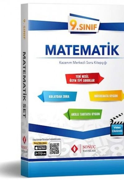 Sonuç 9. Sınıf Matematik Set Kazanım Merkezli Soru Kitapçığı (Yeni)