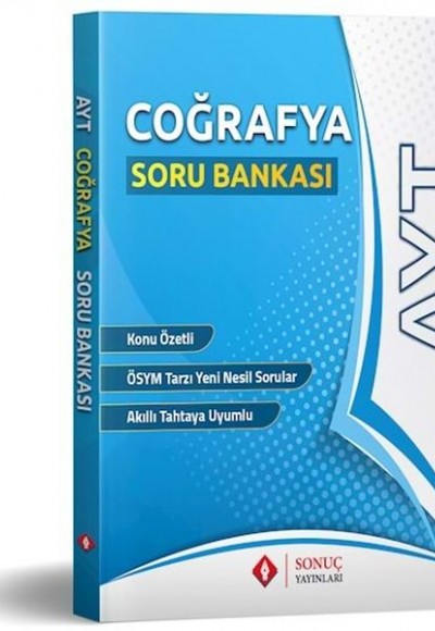 Sonuç AYT Coğrafya Soru Bankası 2019-2020 (Yeni)