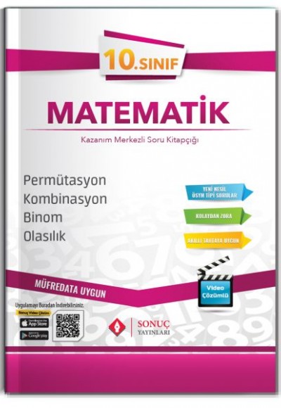 Sonuç 10. Sınıf Permütasyon - Kombinasyon - Binom - Olasılık 2019-2020 (Yeni)