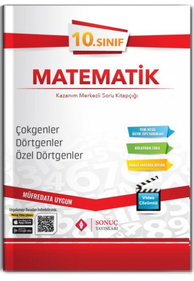 Sonuç 10. Sınıf Matematik Çokgenler - Dörtgenler - Özel Dörtgenler (Yeni)