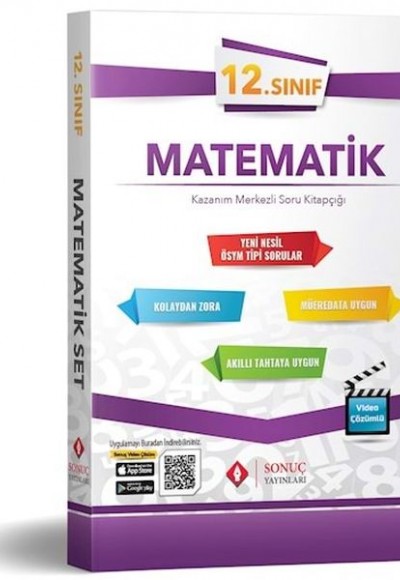 Sonuç 12. Sınıf Matematik Set Kazanım Merkezli Soru Kitapçığı (Yeni)