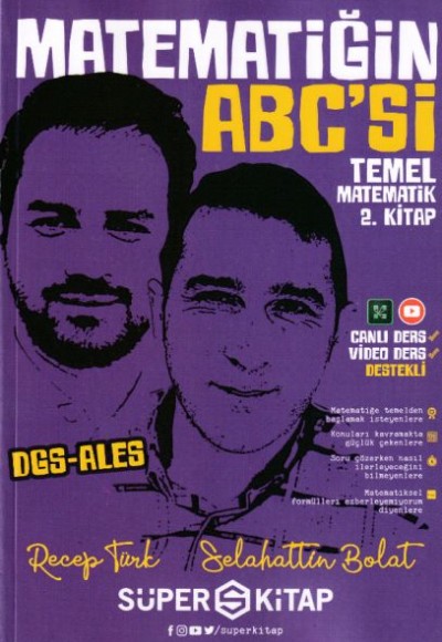 Süper Kitap DGS-ALES Matematiğin ABC'si Temel Matematik 2. Kitap