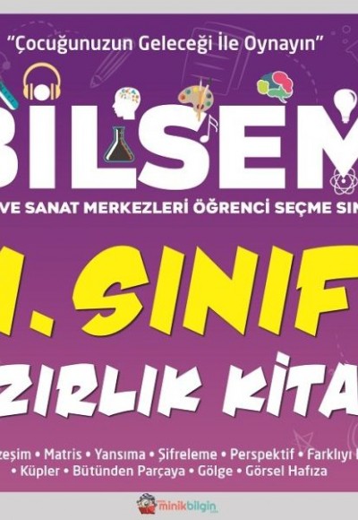 Minik Bilgin Bilsem 1. Sınıf Hazırlık Kitabı