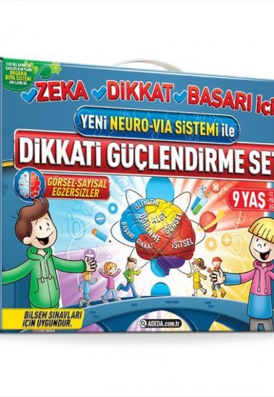 Dikkati Güçlendirme Seti  3. Sınıf – 9 Yaş- Neuro-Via