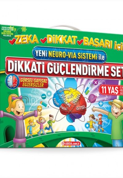 Dikkati Güçlendirme Seti - 5. Sınıf – 11 Yaş-Neuro-Via