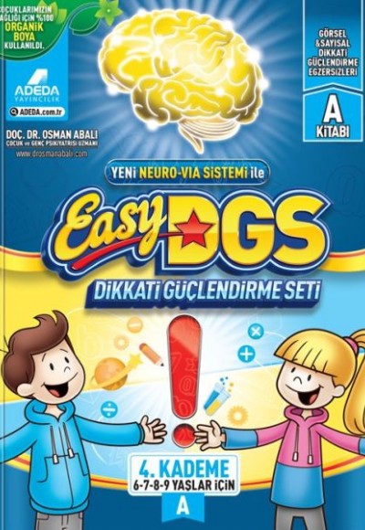 Easy Dikkati Güçlendirme Seti 4. Kademe A 6-9 Yaş (1 Kitap)