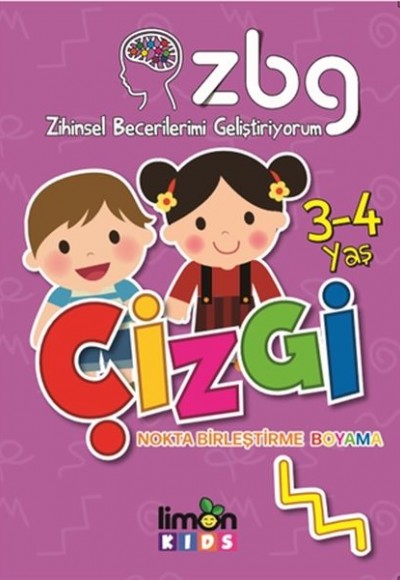 Zihinsel Becerilerimi Geliştiriyorum 3-4 Yaş Çizgi