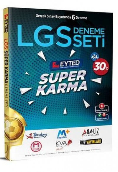 Eyted 8. Sınıf LGS Süper Karma 6 lı Deneme Seti