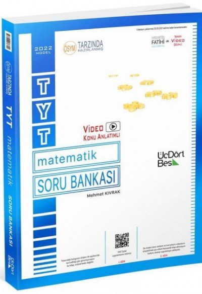 Üç Dört Beş TYT Matematik Soru Bankası 2022 Model