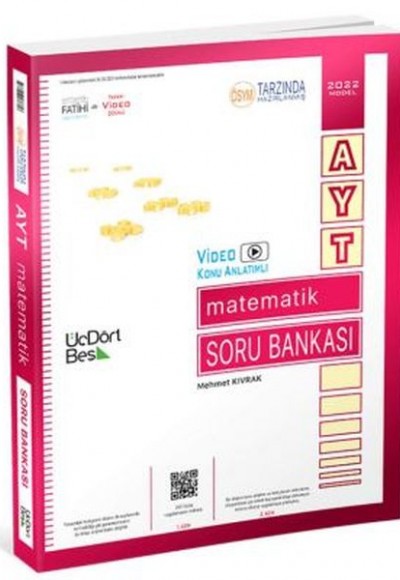 Üç Dört Beş 2022 AYT Matematik Soru Bankası