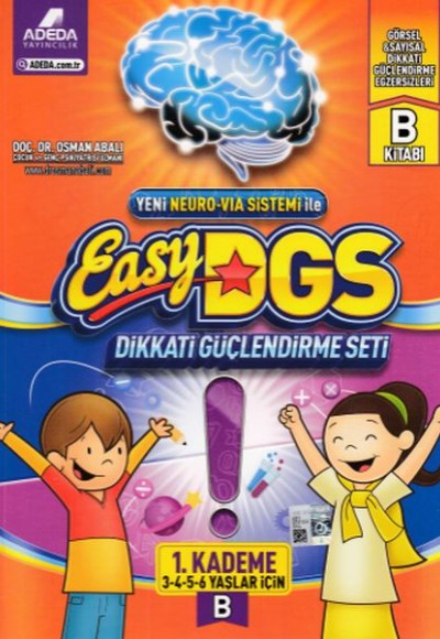 EASY Dikkati Güçlendirme Seti 3-6 yaş B Kitapçığı