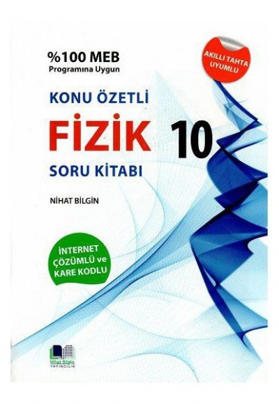 Nihat Bilgin 10. Sınıf Fizik Konu Özetli Soru Kitabı